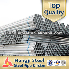 high quality black powder coated galvanized steel pipe